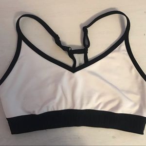 White sports bra